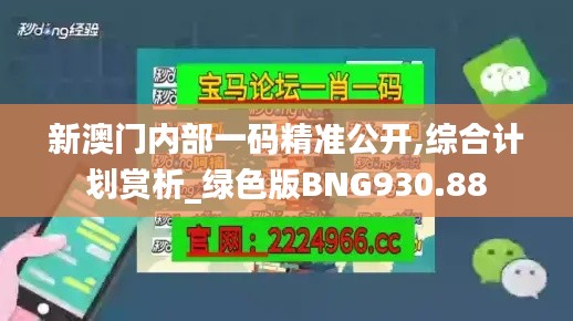 新澳门内部一码精准公开,综合计划赏析_绿色版BNG930.88