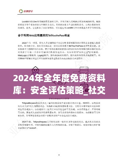 2024年全年度免费资料库:安全评估策略_社交版RDW557.65