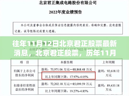 北京君正股票历年11月12日深度解析与最新消息回顾
