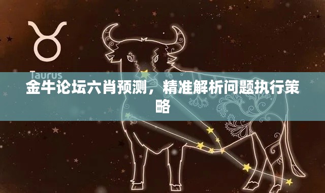 金牛论坛六肖预测,精准解析问题执行策略