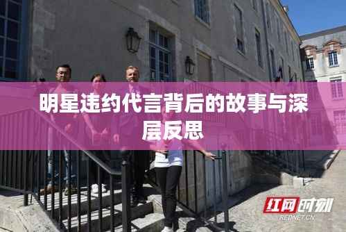 明星违约代言背后的故事与深层反思